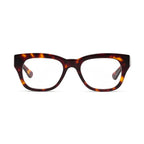Caddis Miklos Reading Glasses in Turtle front view