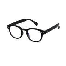 Load image into Gallery viewer, IZIPIZI Junior Screen Reading Glasses #C in Black Angled

