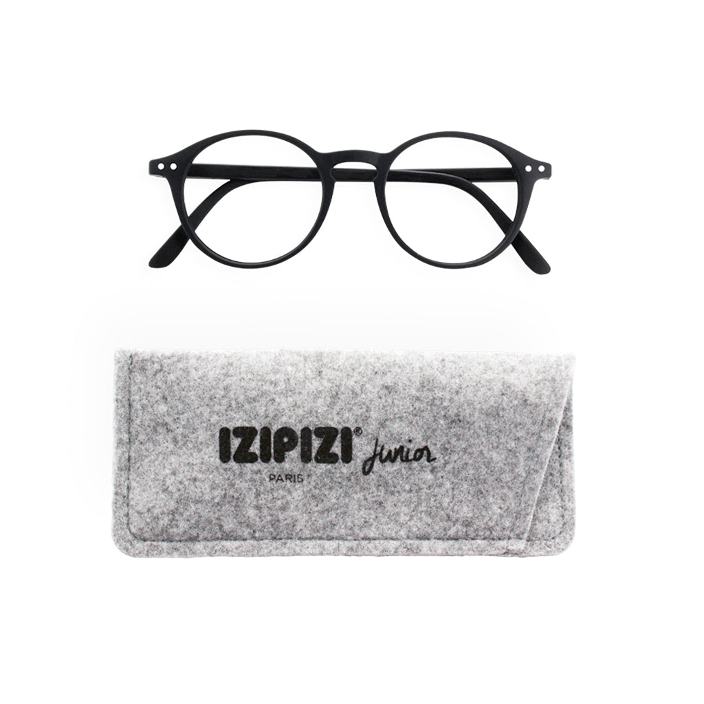 IZIPIZI Junior Screen Reading Glasses #D with Grey Felt Carrying Case