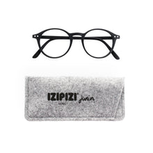 Load image into Gallery viewer, IZIPIZI Junior Screen Reading Glasses #D with Grey Felt Carrying Case
