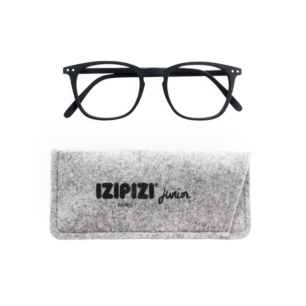 IZIPIZI Junior Screen Reading Glasses #E with Grey Felt Carrying Case