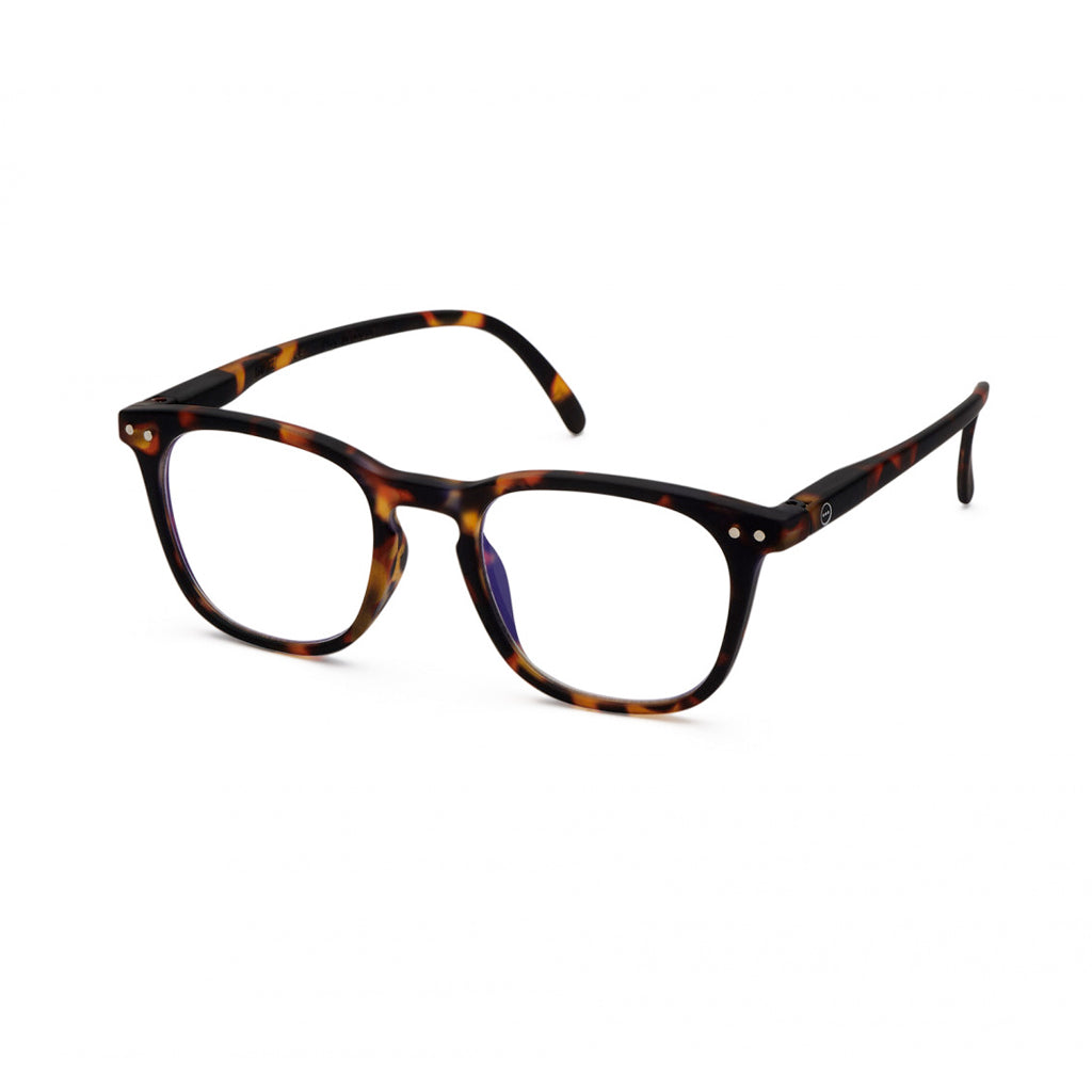 IZIPIZI Junior Screen Reading Glasses #E in Tortoise Angled