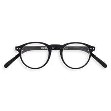Load image into Gallery viewer, Izipizi Reading Glasses Style A in Black Front View
