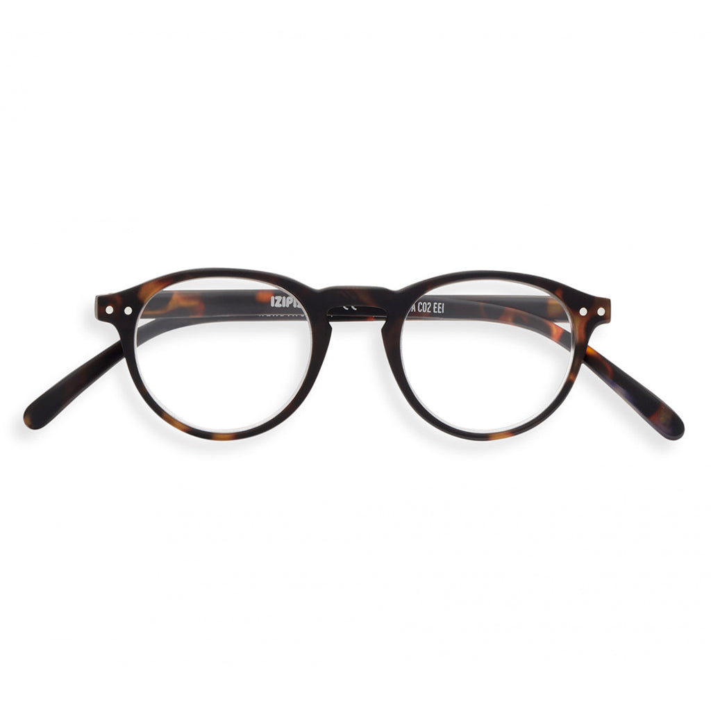 Izipizi Reading Glasses Style A in Tortoise Front View