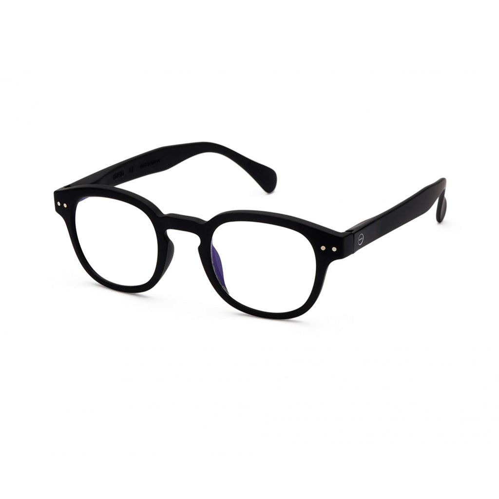 Izipizi Reading Glasses C in Black Angled View