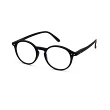 Load image into Gallery viewer, Izipizi Reading Glasses D in Black angled view
