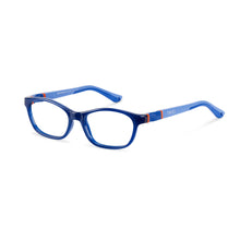 Load image into Gallery viewer, Nano Camper 3.0 Crystal Navy/Orange/Blue angled view
