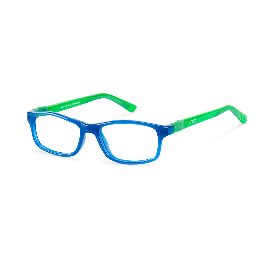 Nano Crew 3.0 Crystal Blue/Green angled view