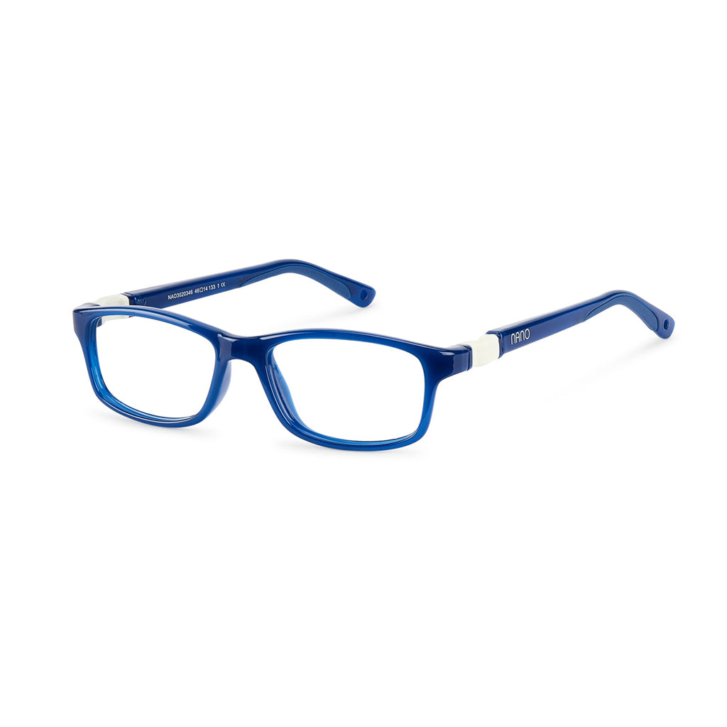 Nano Crew 3.0 Crystal Navy/White angled view