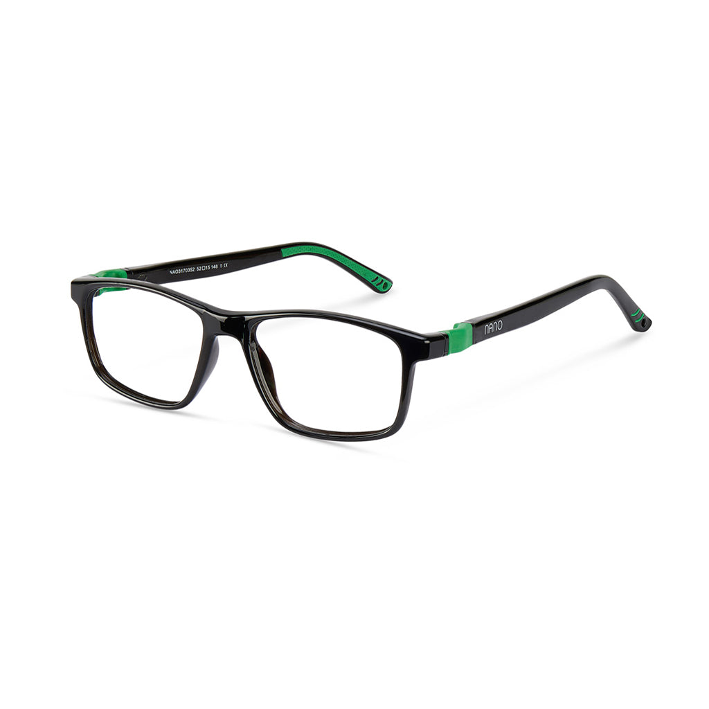 Nano Fanboy 3.0 Black/Green angled view