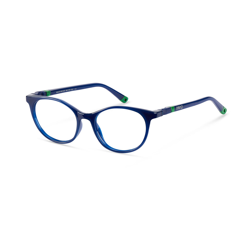Nano Glitch 3.0 Navy/Green angled view