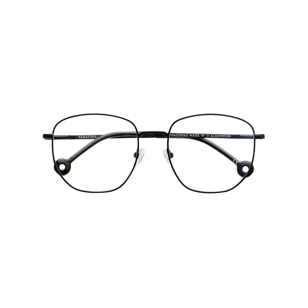Parafina Amazonas Reading Glasses in Black front view