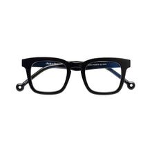 Load image into Gallery viewer, Parafina Ganges Reading Glasses in Black front view
