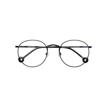 Load image into Gallery viewer, Parafina Nilo Reading Glasses in Black front view

