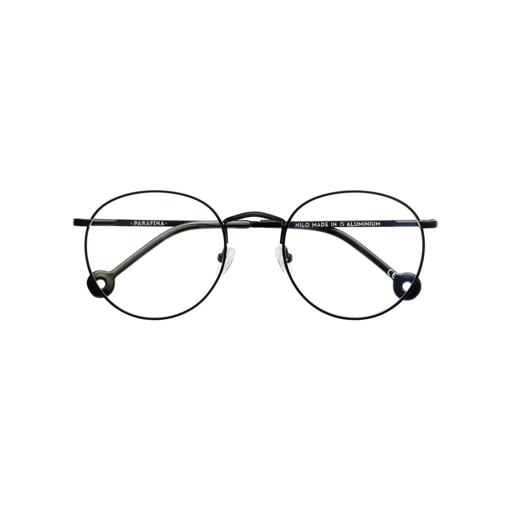 Parafina Nilo Reading Glasses in Black front view