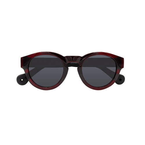 Parafina Saguara Sunglasses in Ruby Volcano front view
