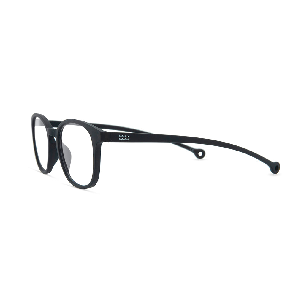 Parafina Sena Black Reading Glasses Angled View