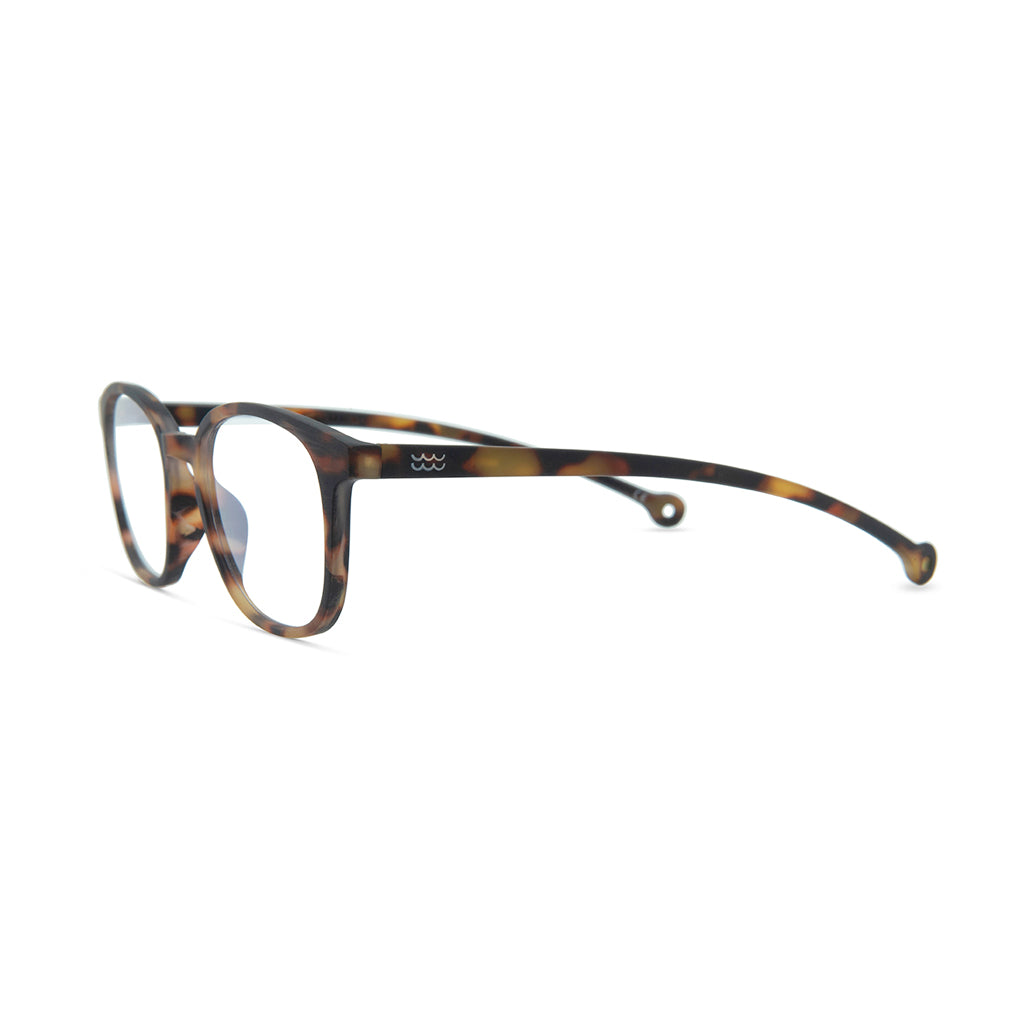 Parafina Sena Tortoise Reading Glasses Angled View
