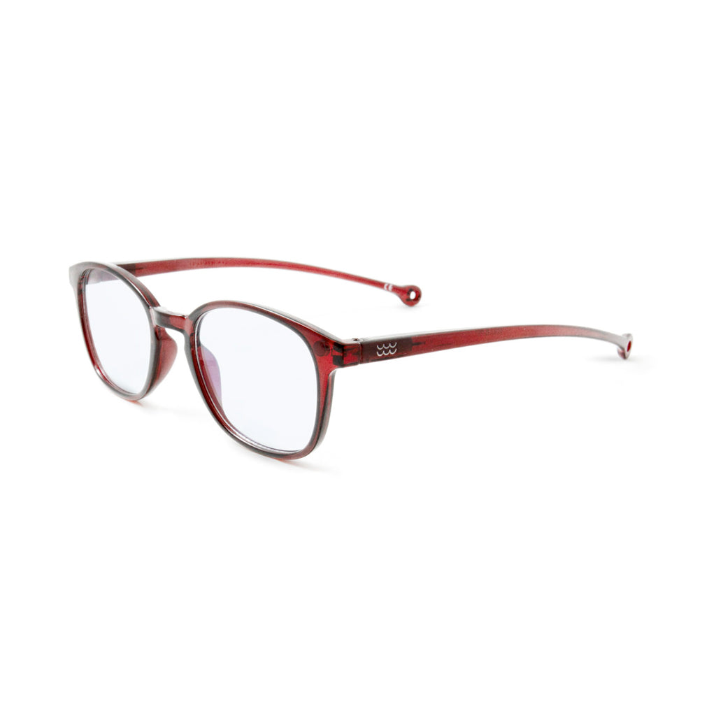Parafina Sena Reading Glasses in Volcano angled view