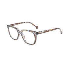 Load image into Gallery viewer, Parafina Tigris Reading Glasses in Blue Tortoise angled view
