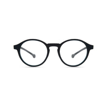 Load image into Gallery viewer, Parafina Volga Reading Glasses in Black front view
