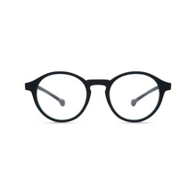 Load image into Gallery viewer, Parafina Volga Reading Glasses in Black front view

