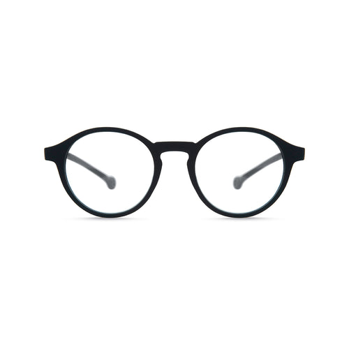 Parafina Volga Reading Glasses in Black front view