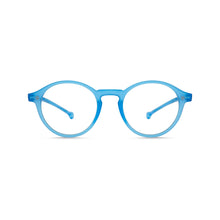 Load image into Gallery viewer, Parafina Volga Reading Glasses in Blue front view
