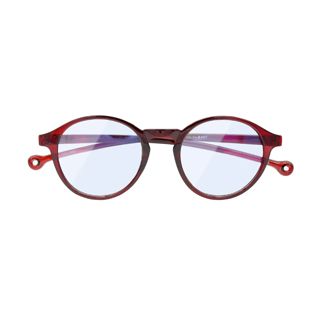 Parafina Volga Reading Glasses in Volcano front view