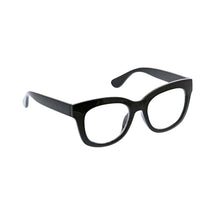 Load image into Gallery viewer, Peepers Readers Center Stage Frame in Black angled view
