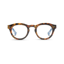 Load image into Gallery viewer, Peepers Readers Clover Frame Tortoise Plaid front view
