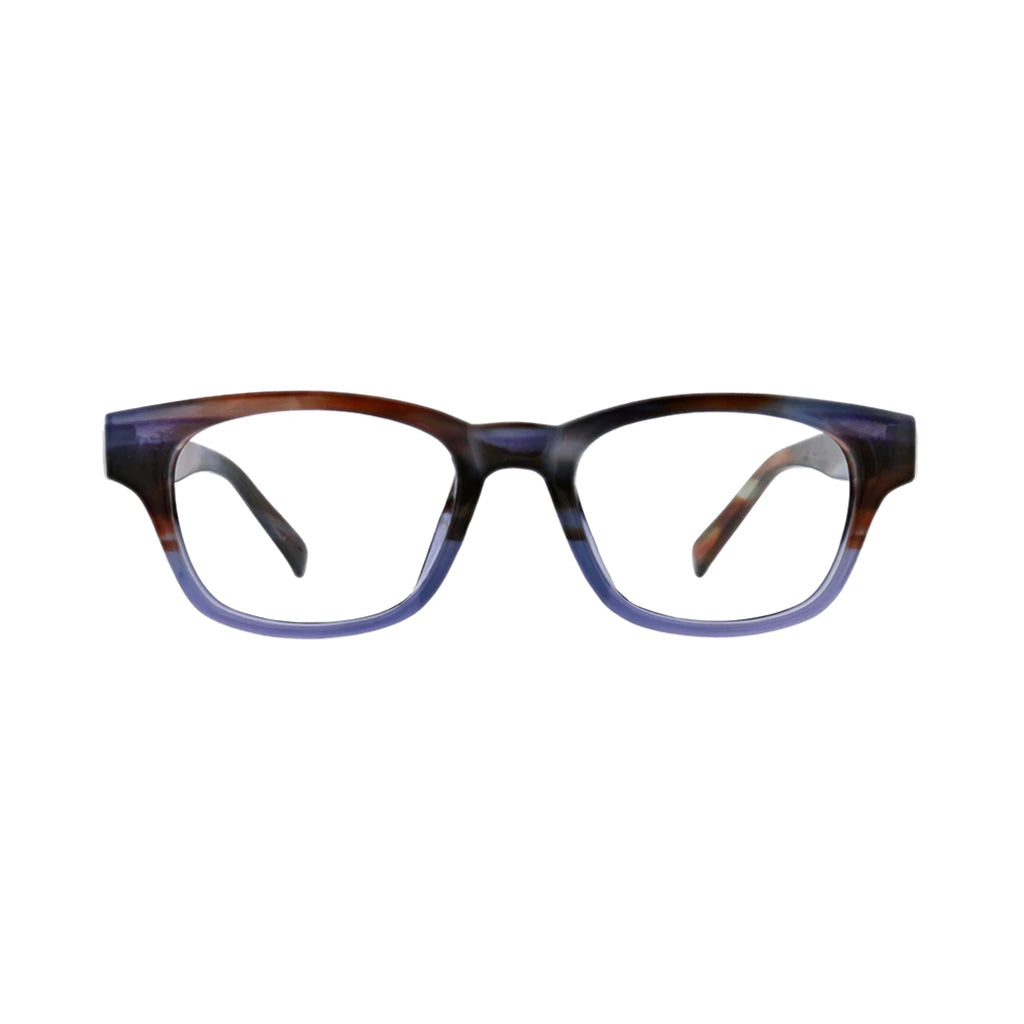 Peepers Readers Hazel frame in Multi Horn front view