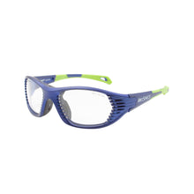 Load image into Gallery viewer, Rec Specs Maxx Air in Indigo Blue Lime angled view
