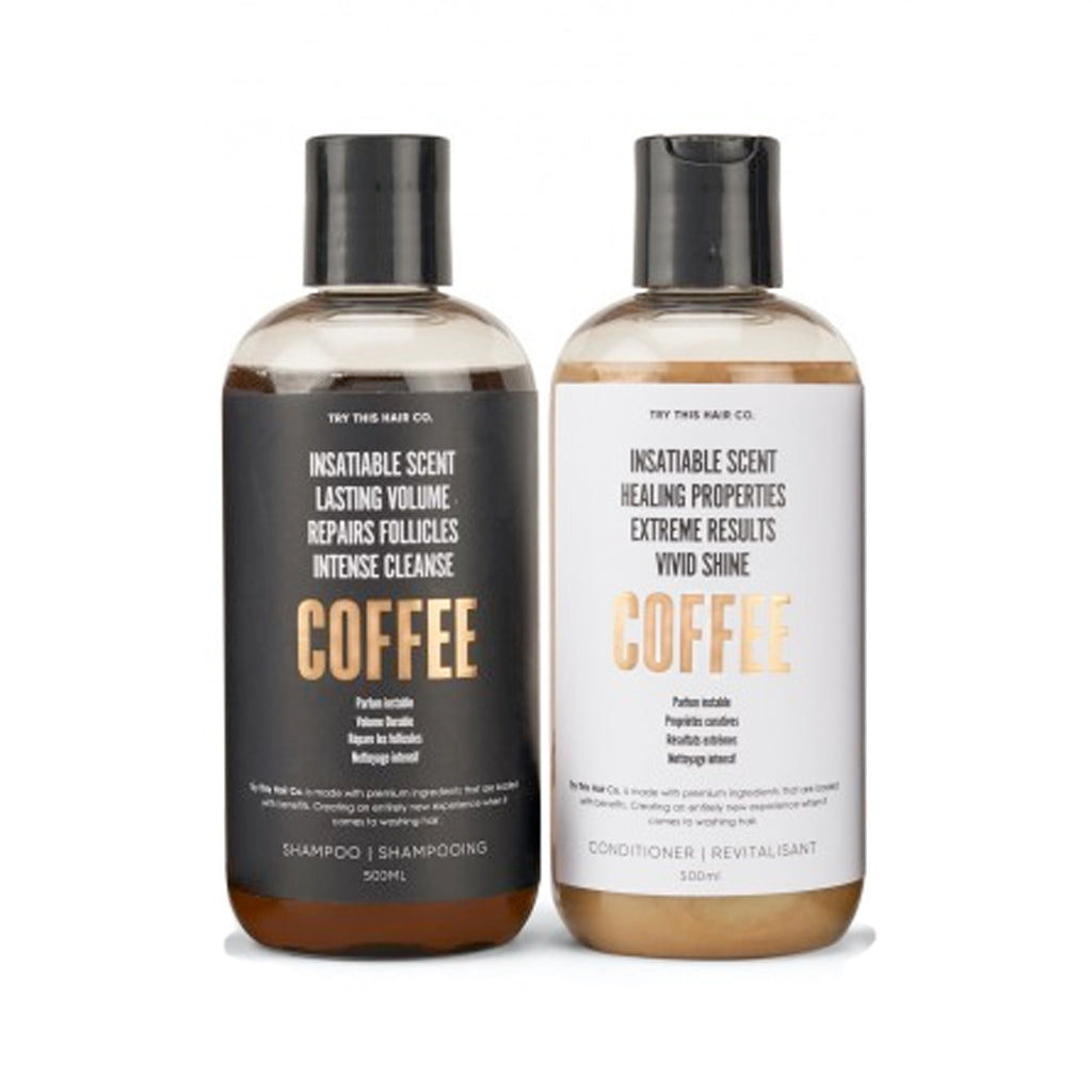 Try This Hair Co. Coffee Shampoo and Conditioner Hair Care Duo